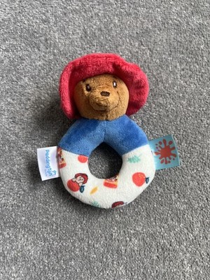 Rainbow Toys Stofftier Paddington Bär Baby Rassel gebraucht