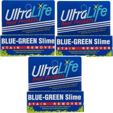 UltraLife Blue Green Slime (3 Packs) Stain Remover for Safe Slime Cleaning in Fr