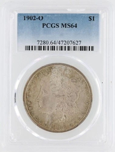 1902-O Morgan Silver Dollar PCGS MS64 S$1 New Orleans Minted No Reserve