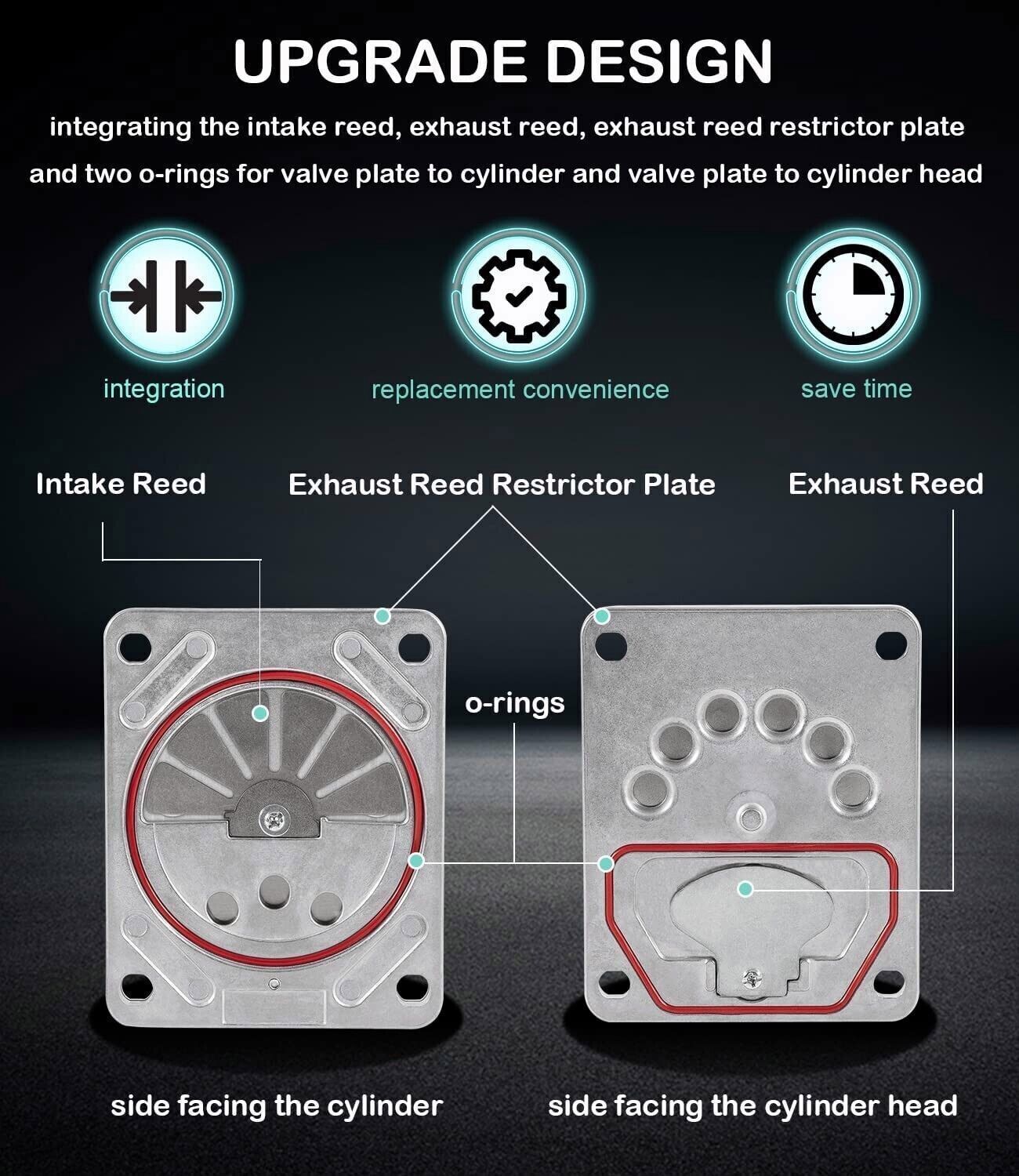 Air Compressor Valve Plate Kit For Craftsman 889119 AC-0032 AC0032 Z-AC-0032 