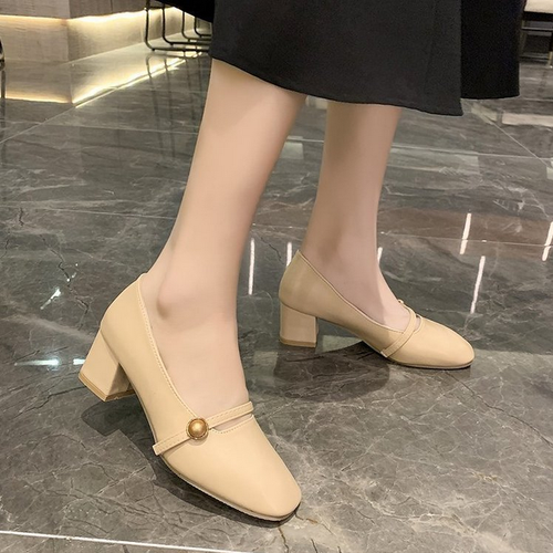 mid heel work shoes