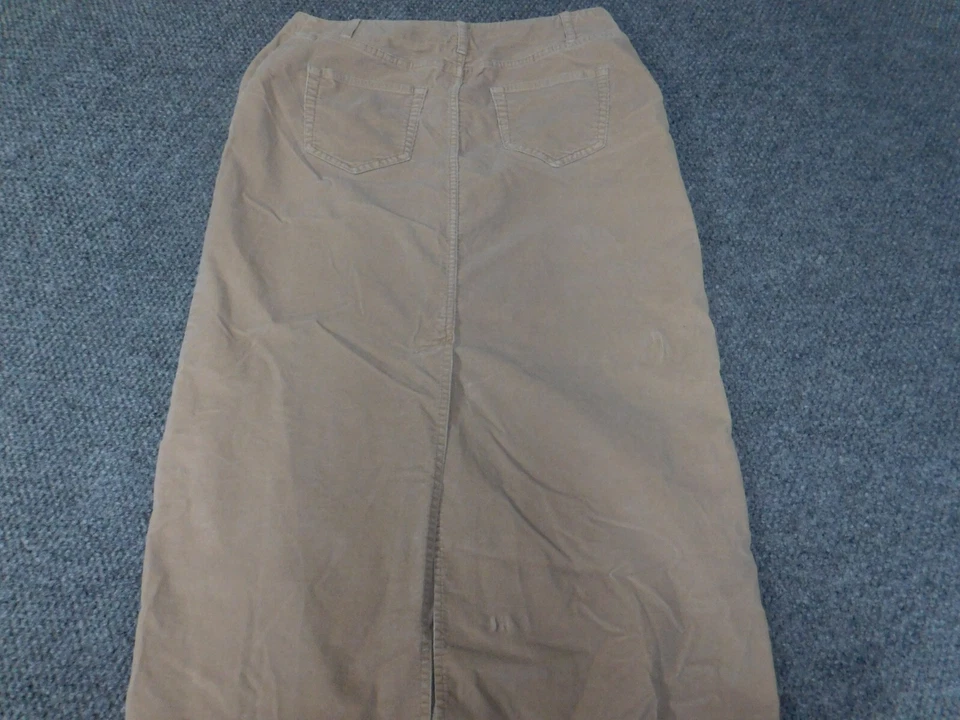 Falda midi Charter Club para mujer 10P Petites beige Foto 4 de 4