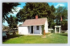 Postcard Iowa West Branch IA Herbert Hoover Birthplace 1960s Unposted Chrome 