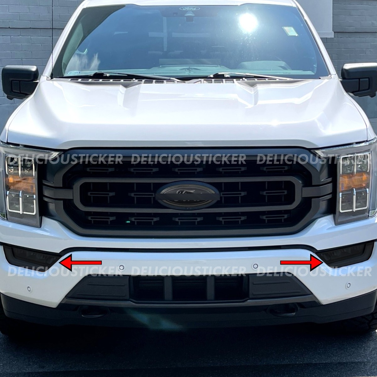 18-20 Ford F-150 Precut Full Tail &amp; Headlight Tint Vinyl Smoked Covers Film