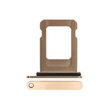 Sim Card Tray For Apple iPhone 12 Pro / 12 Pro Max / 13 Pro / 13 Pro Max - Gold