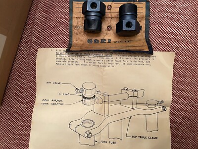 Suzuki GS750L GS 750 GS550 Goki Air ForkCaps