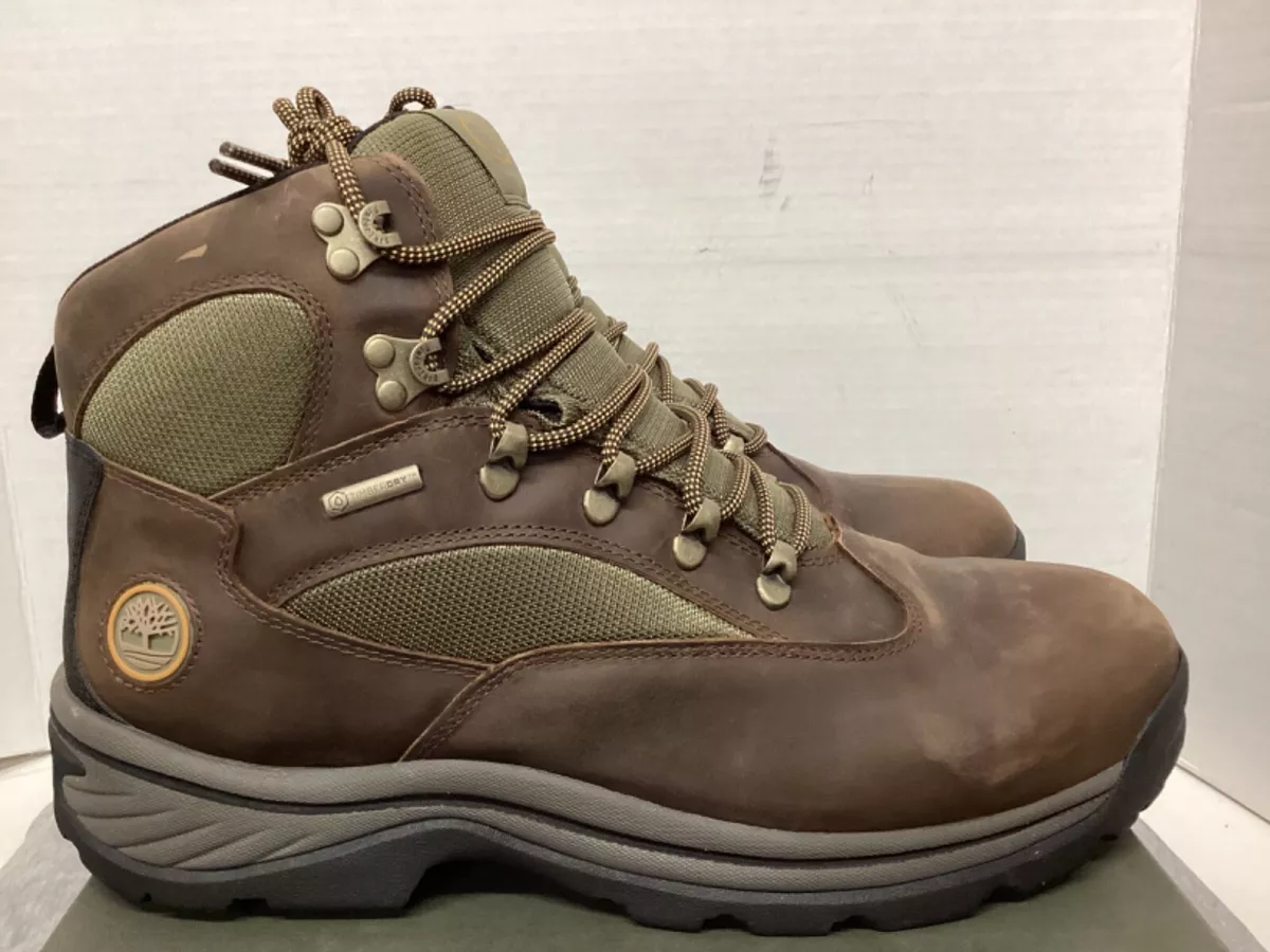 Timberland Waterproof Mid Hiker WIDE Boot #15130 Brown Grain | eBay