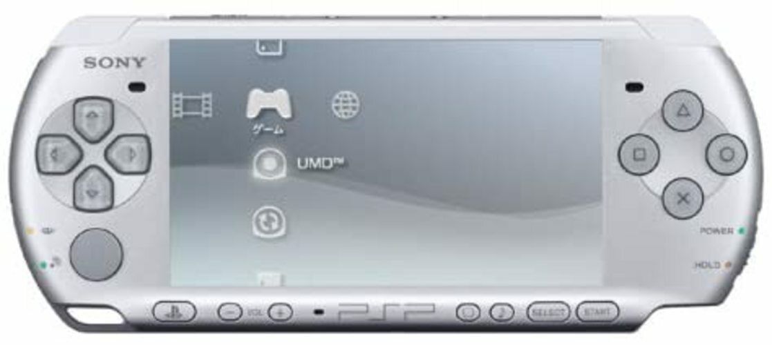 PlayStation Portable PSP 3000 Console Silver