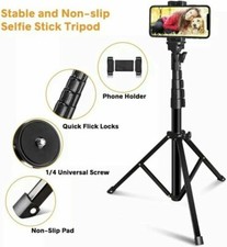 62" Wireless Extendable Phone Tripod Stand Selfie Stick Handheld for Phone