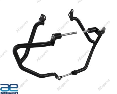 Black Large Engine Guard For Royal Enfield New Himalayan 450 & Guerrilla 450 S2u