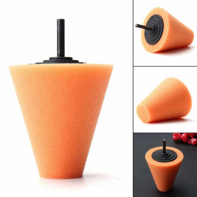for Car Wheel Power Drill Tool Sponge Buffer Car Cone Shaped Polishing Pad 