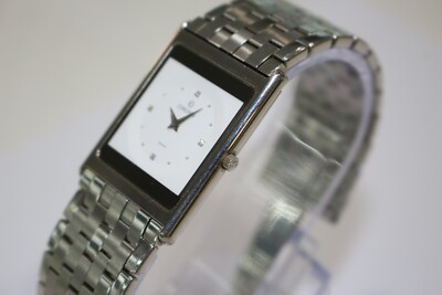 Concord 14 C1 0617 Stainless Steel Rectangle Thin Watch | eBay