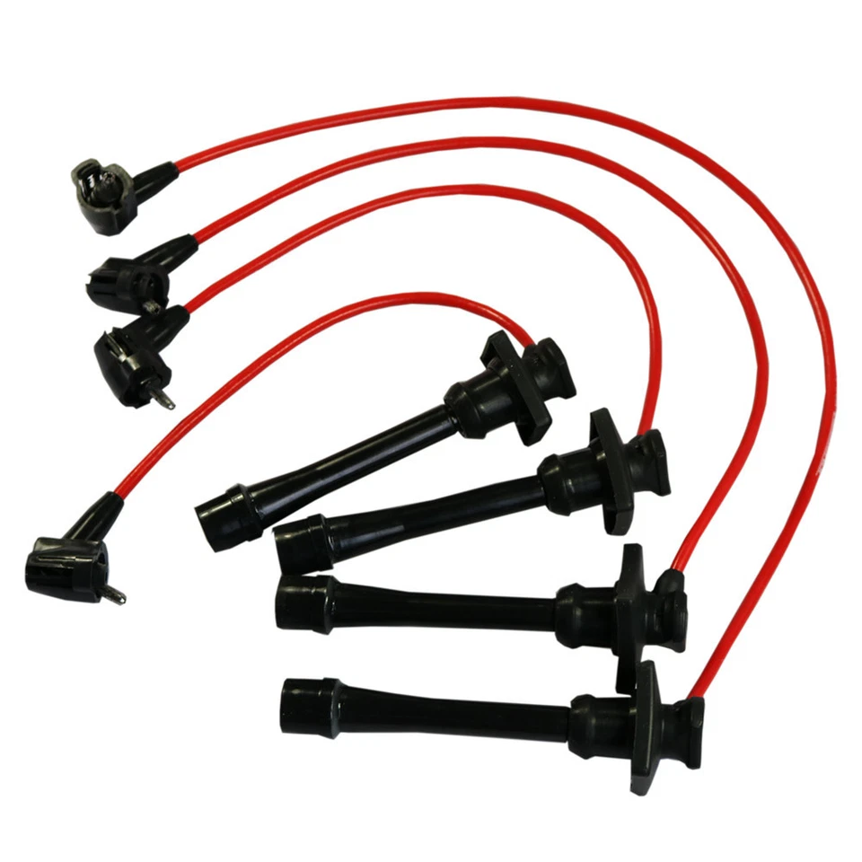 Conjunto de fios de vela de ignição JDMSPEED para 93-97 Geo Prizm Toyota Celica Corolla 1.6L 1.8 - Imagem 4 de 4