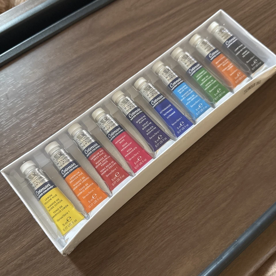 watercolour paint set winsor newton Cotman 10 Tubes 5 ml - Image 2 of 4