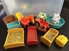 Vintage Fisher Price Little People Furniture & Baby Furniture