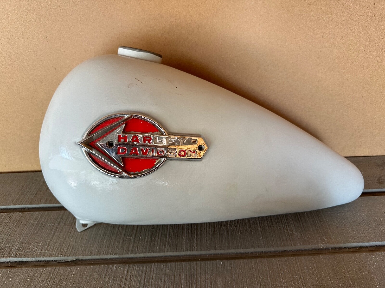 Original 1959 1960 Harley Davidson Panhead Gas Tanks Fuel w/ Emblems FL