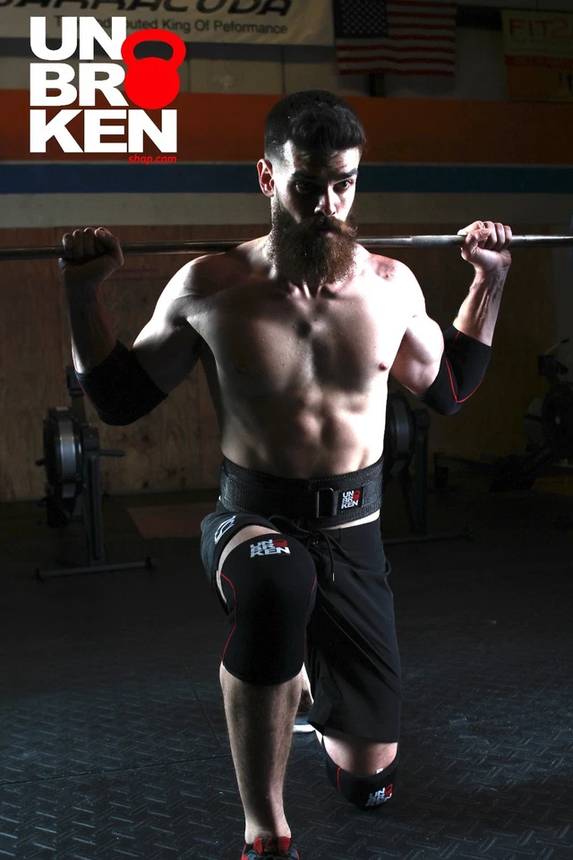 MANGA DE RODILLA CAMUFLAJE - Crossfit levantamiento de pesas reversible 7 mm (UNO) -- Unbrokenshop Foto 3 de 4