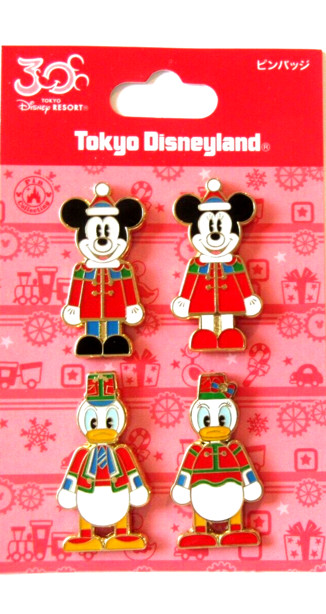 TDL - TOKYO DISNEYLAND 2013 MICKEY & MINNIE, DONALD & DAISY XMAS