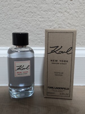 Karl Lagerfeld New York Mercer Street- 3.3oz/100ml Tester *Read Description*