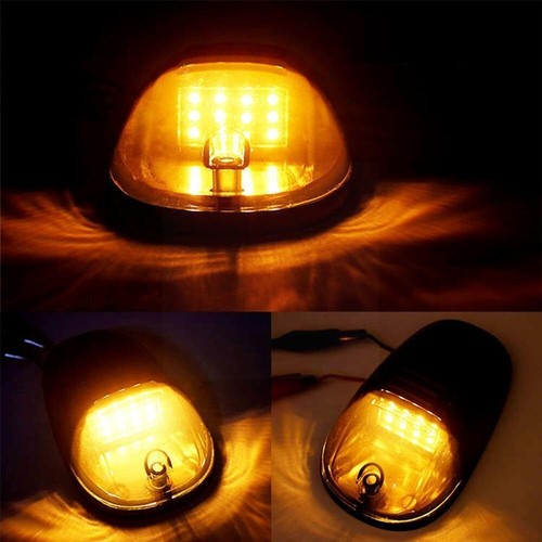 5x Para Dodge RAM 1500 2500 Ámbar Humo Len LED Techo Cabina Luz Marcadora de Funcionamiento - Imagen 10 de 12