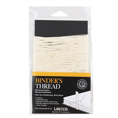  Binding Thread 50 Yards Acid-Free for Bookbinding Hand Sewing Beige