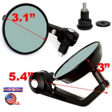 2x 7/8" 22mm Handlebar antiglare Motorcycle Side MIRRORS for Indian Scout Bobber