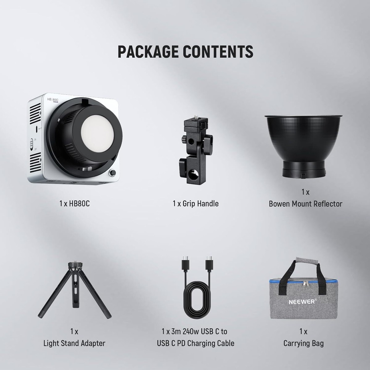 Aazon.co: NEEWER HB80C RGBWW - Luz de video LED con batería integrada Aazon.co: NEEWER HB80C RGBWW - Luz de video LED con batería integrada