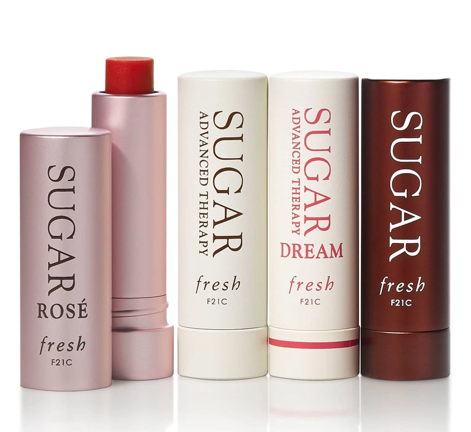 FRESH ESCAPE TO SUGAR SET OF 4 LIP TREATMENT HOLIDAY LIMITED EDITION - Image 2 of 4