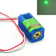 532nm 50mW Green Dot Laser Diode Module Bright Spot 9-12V Case Heatsink