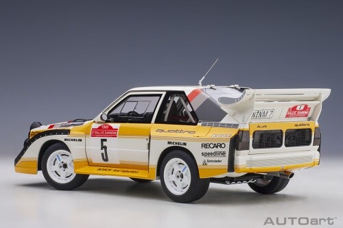 Audi Sport Quattro S1 Walter Röhrl Rallye San Remo 1985 1:18
