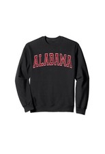 Alabama STATE OF ALABAMA VARSITY STYLE TEXT BAMA PRIDE Sweatshirt
