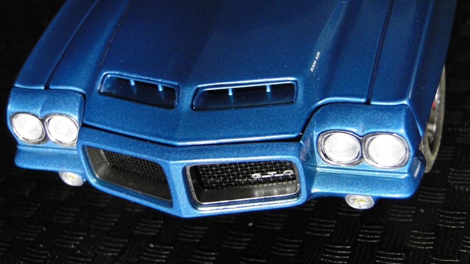 Pontiac GTO clásico construido a medida metal modelo 1 24 Hot Rod coche de carreras 18 1967 1970 Foto 4 de 4