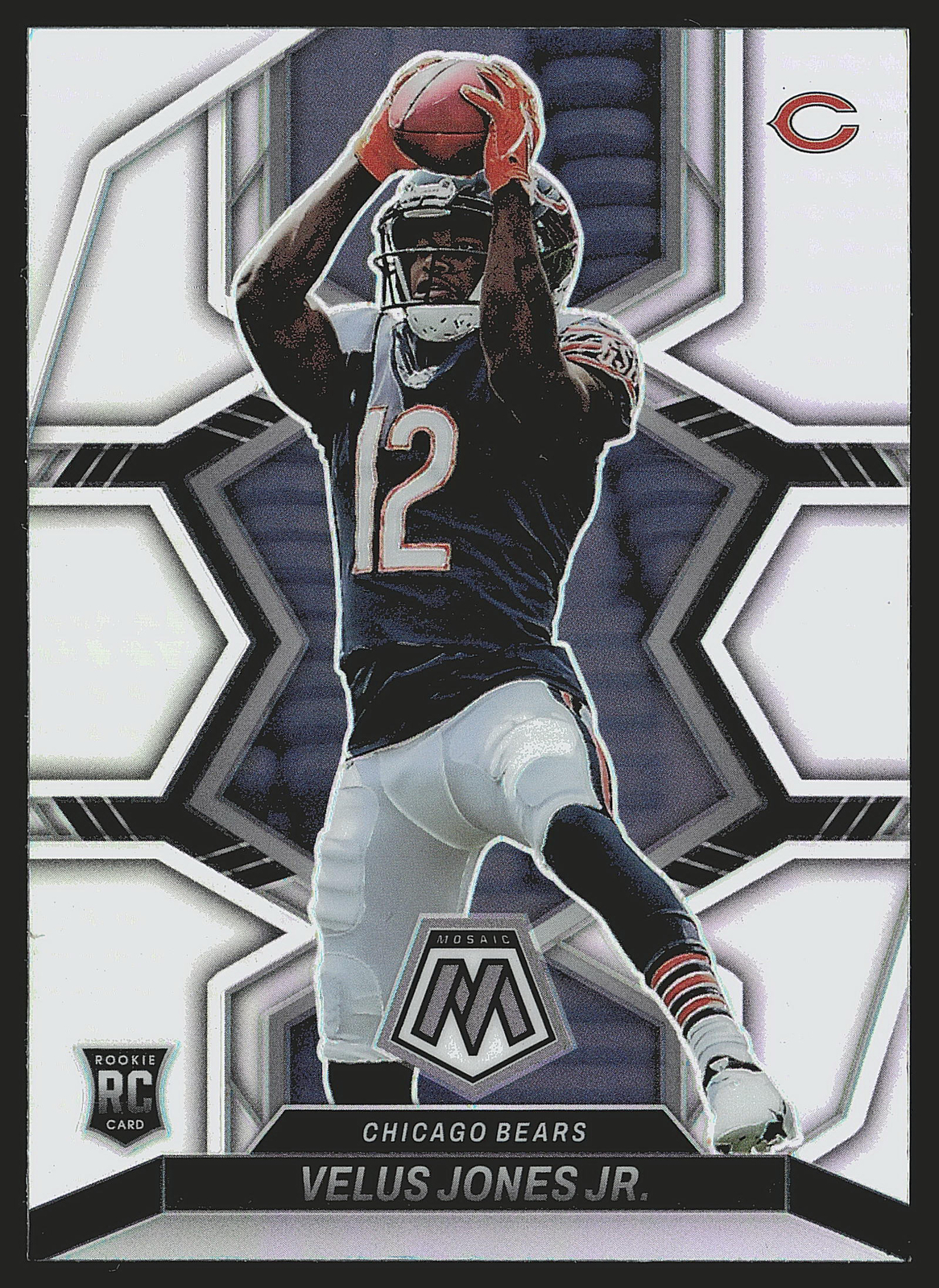 2022 Panini Mosaic #337 Velus Jones Jr. Rookie Variations Silver Rookie