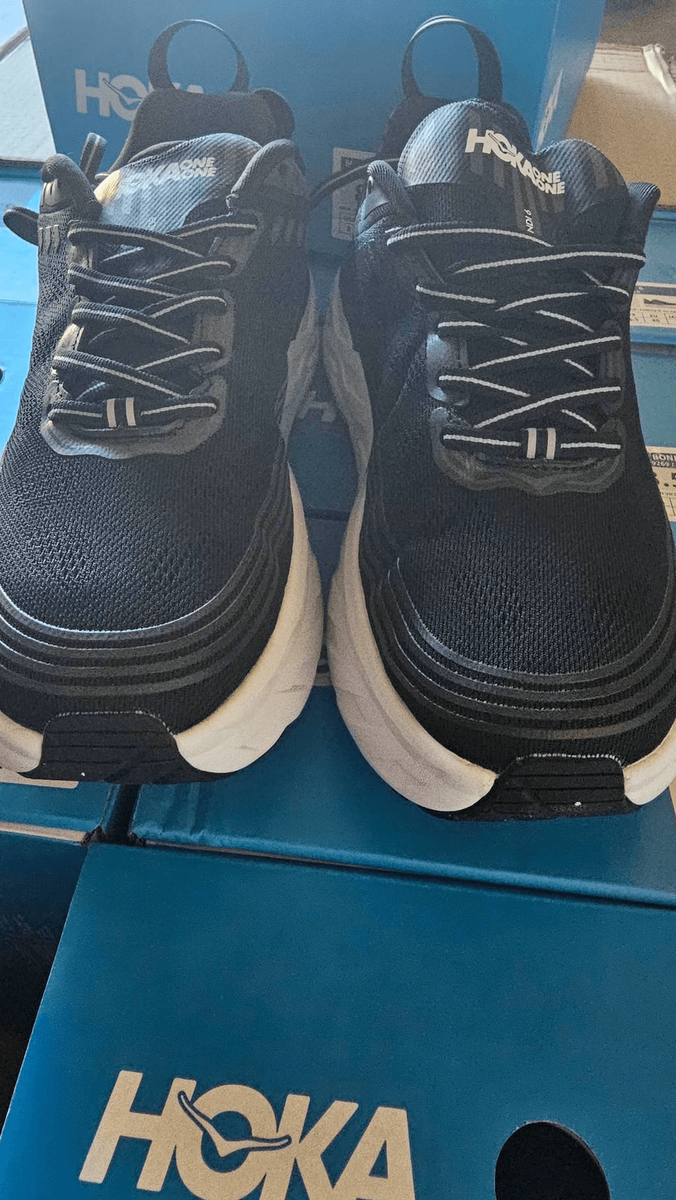 Hoka Men\'s Hoka One One Bondi 6 black Mesh. Size 8. New in box Hoka Men main image 3