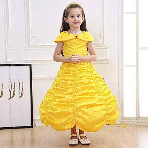 yellow dress princess Velvety Soft Gown with Arm Warmers Anastasia Yellow Princess Dress -