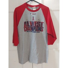 Anaheim Angels MLB Shirt Baseball Lee Sport Y2K Vintage California Men's Sz L 