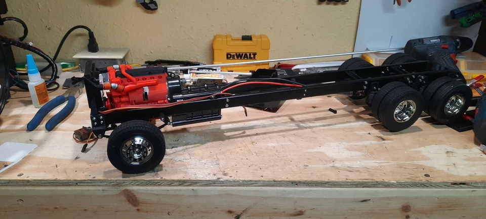 Motor Cummins ISIX15 1/14 Tamiya King Hauler Grand Knight impreso en 3D - Aeromax Foto 4 de 4