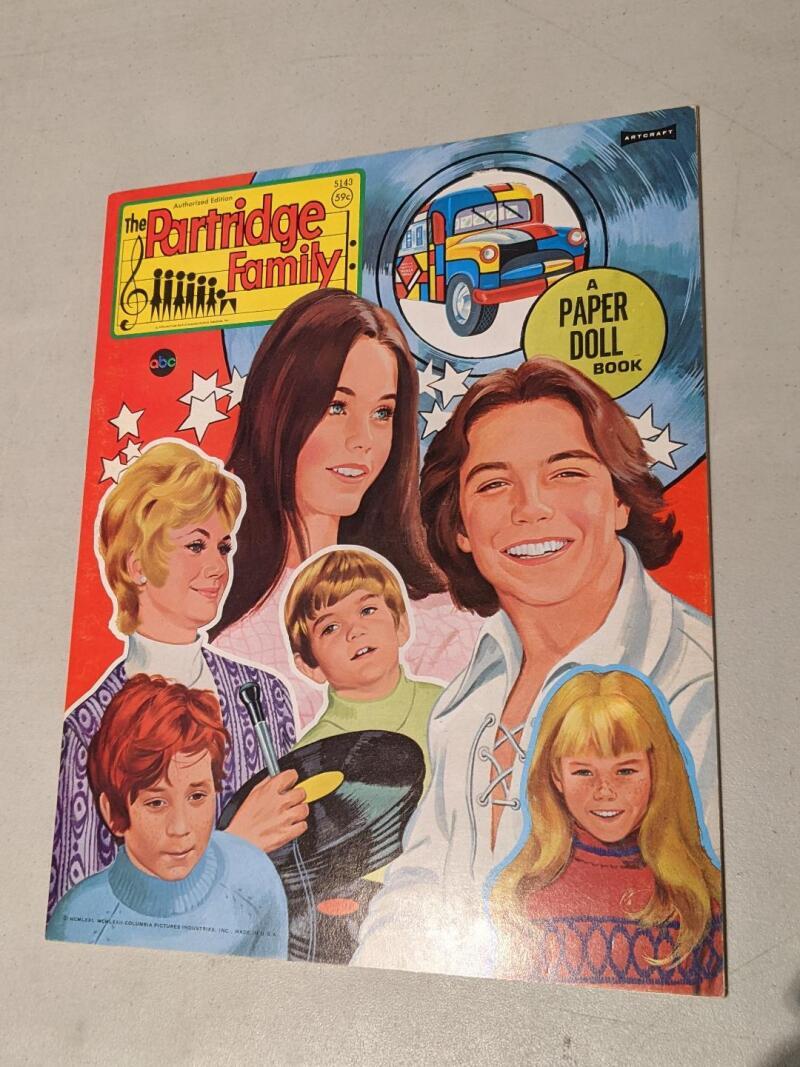 Partridge Cookbook Partridge Family 1972 Paper Doll Book Never used | eBay