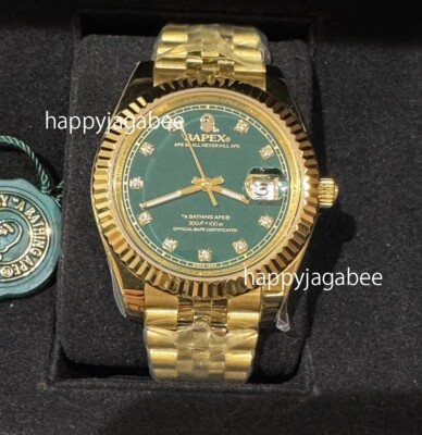 ☆新品☆ APE TYPE6 BAPEX デイトジャスト モデル 腕時計