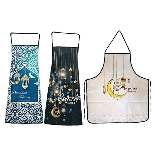 Kitchen Apron Ramadan Decoration Wife Gift Waterproof Housewarming Gift
