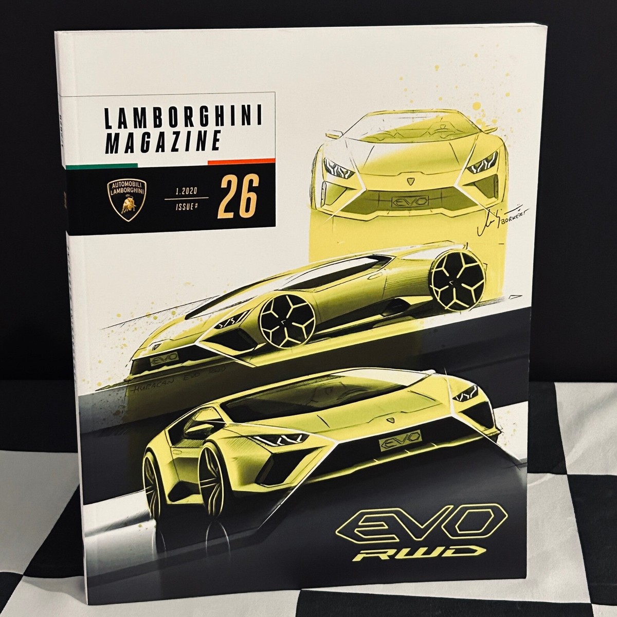 Lamborghini Magazine セット (20-24,30号) LAMBORGHINI MAGAZINE ISSUE 26 2020 PART 1 HURACAN EVO RWD + SPYDER