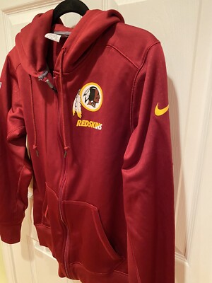 Washington Redskins Commanders NFL Nike Therma-Fit Full Zip Hoodie