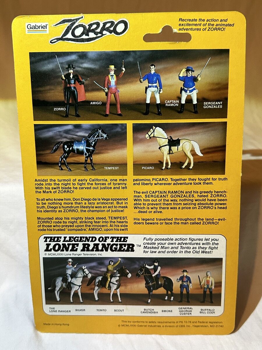 Vintage Gabriel Zorro “Sergeant Gonzales” Action Figure. New Vintage Gabriel Zorro “Sergeant Gonzales” Action Figure. New