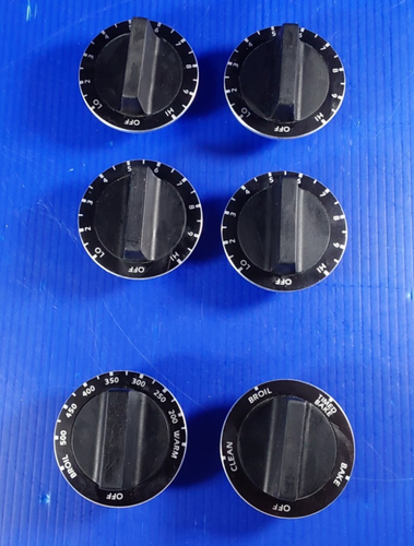 OEM Caloric Stove Knob Set (6) Y0060235; 0060236; 0059909. - Picture 2 of 16