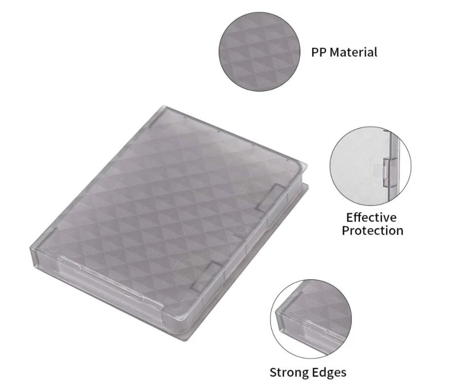 2.5" Hard Case SSD Anti-Static Disk Storage Box Shockproof Non-Slip - Image 2 of 4