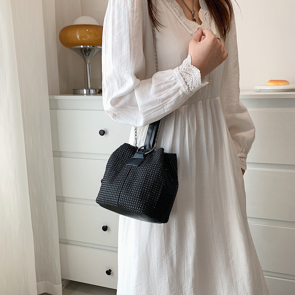 Rhinestone Fashion Handbags Women Shiny Diamonds Shoulder Messenger