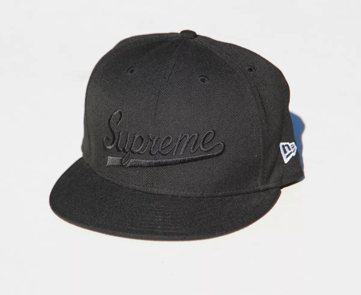 SUPREME Spring Summer 2011 Script Logo NEW ERA Fitted Hat 7 1/2 59.6cm  Baseball