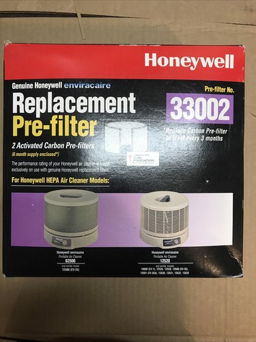 2 PACK HONEYWELL ENVIRACAIRE REPLACEMENT PRE-FILTER # 33002 NEW - Picture 2 of 2