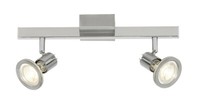 Led Deckenlampe Deckenleuchte 2-Flg. Strahler GU10 Dreh-/Schwenkbar Spots Eisen