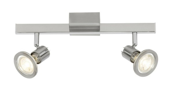 Led Deckenlampe Deckenleuchte 2-Flg. Strahler GU10 Dreh-/Schwenkbar Spots Eisen-image